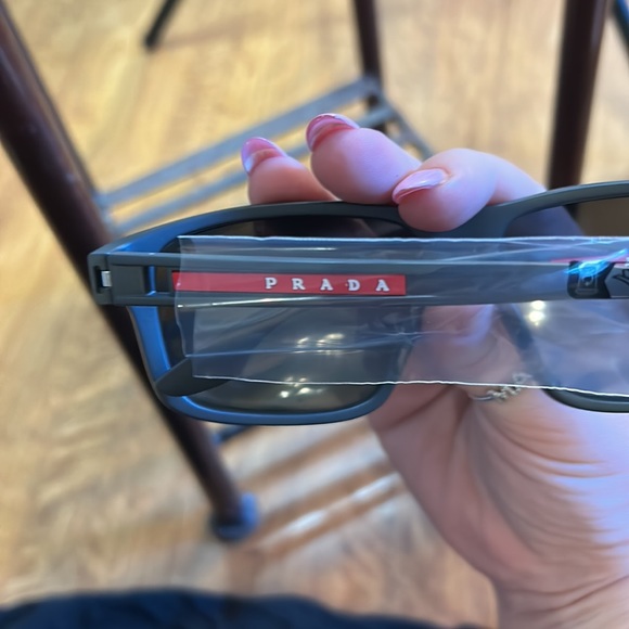 NWT PRADA POLAR SARK GREY SUNGLASSES - Picture 3 of 3